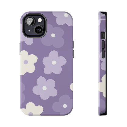 Pastel Purple Flowers Phone Case