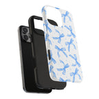 Lacey Baby Blue Ribbons Phone Case (Apple & Android)