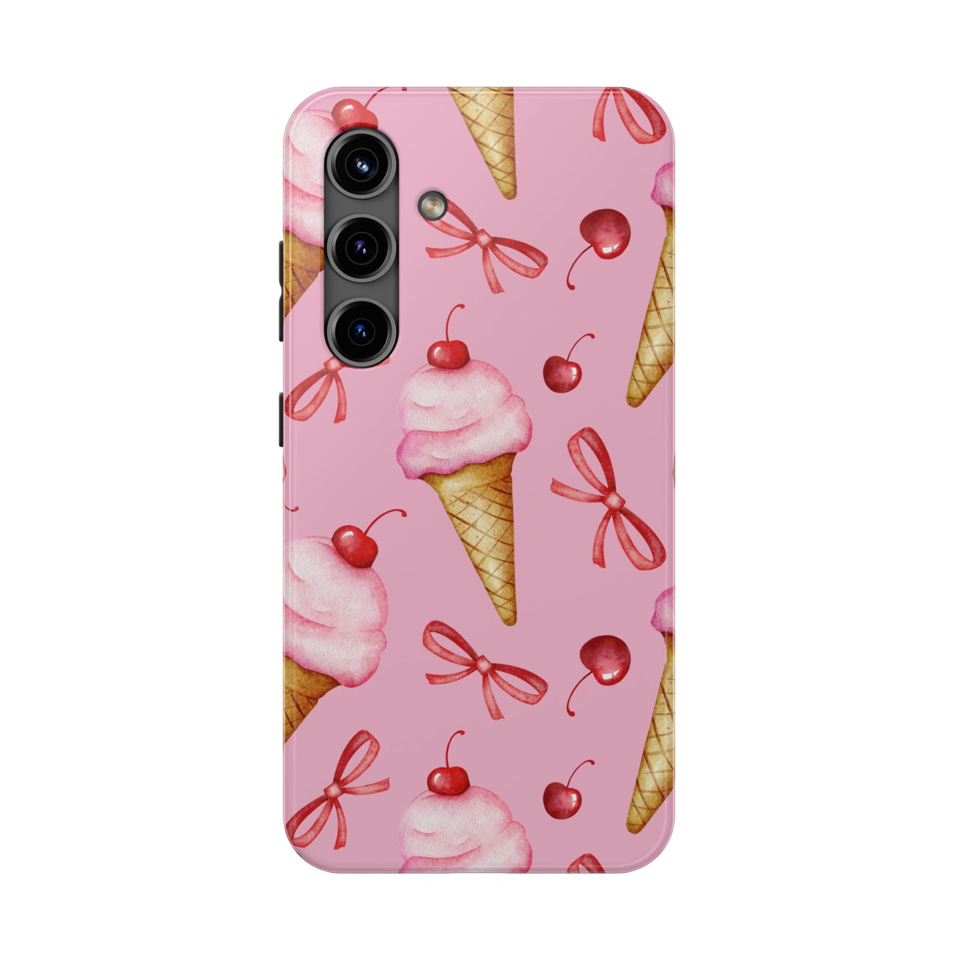 Cherry on Top Ice Cream Phone Case (Apple & Android)