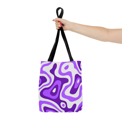 Groovy Purple Lava Tote Bag