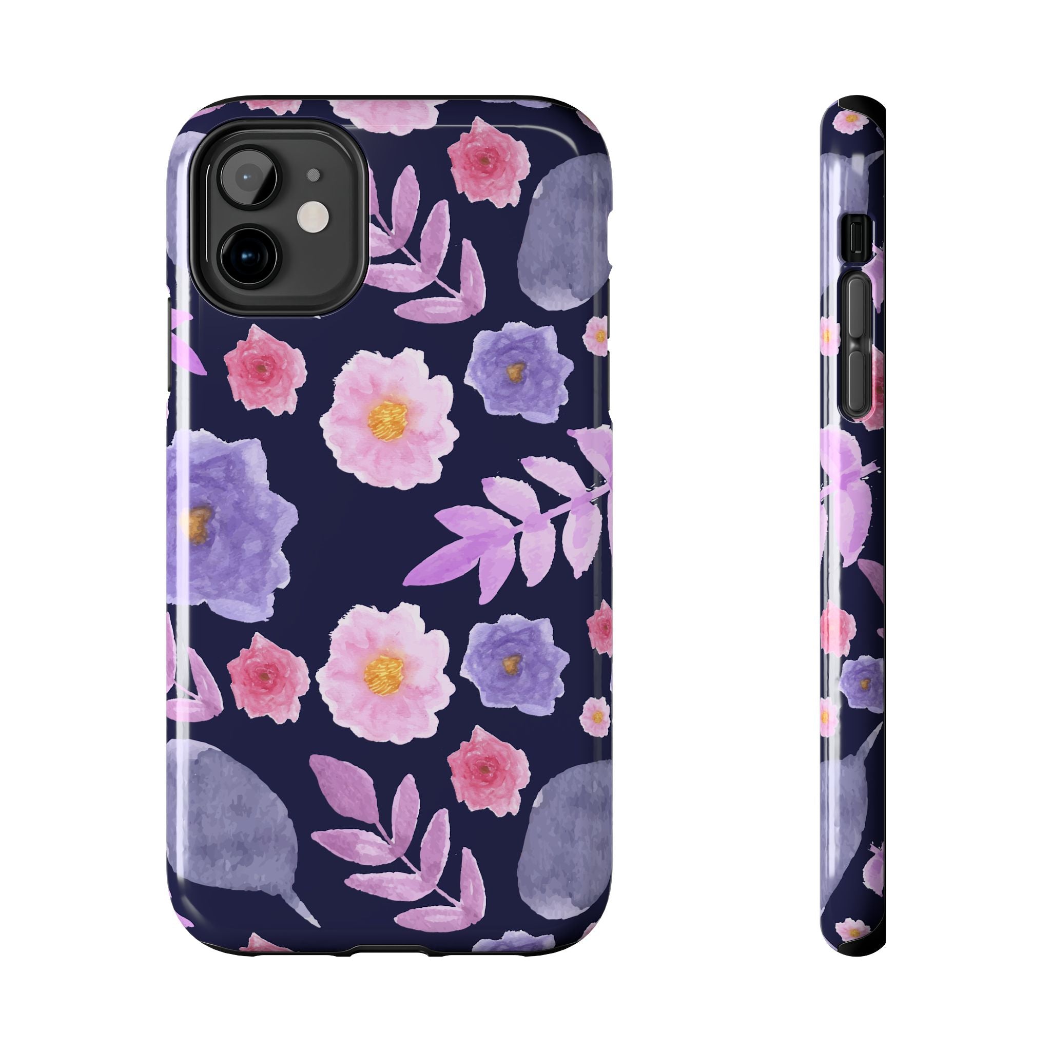 Purple Florals Phone Case (Apple & Android)