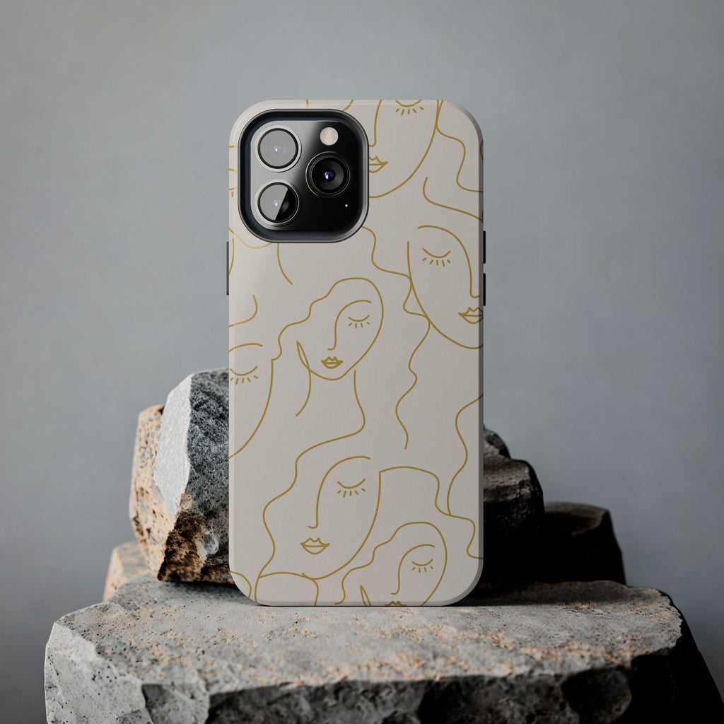 Minimalist Woman Phone Case (Apple & Android)