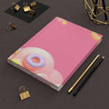 Kawaii Donut Clouds Hardcover Matte Journal - Pink Sweetheart