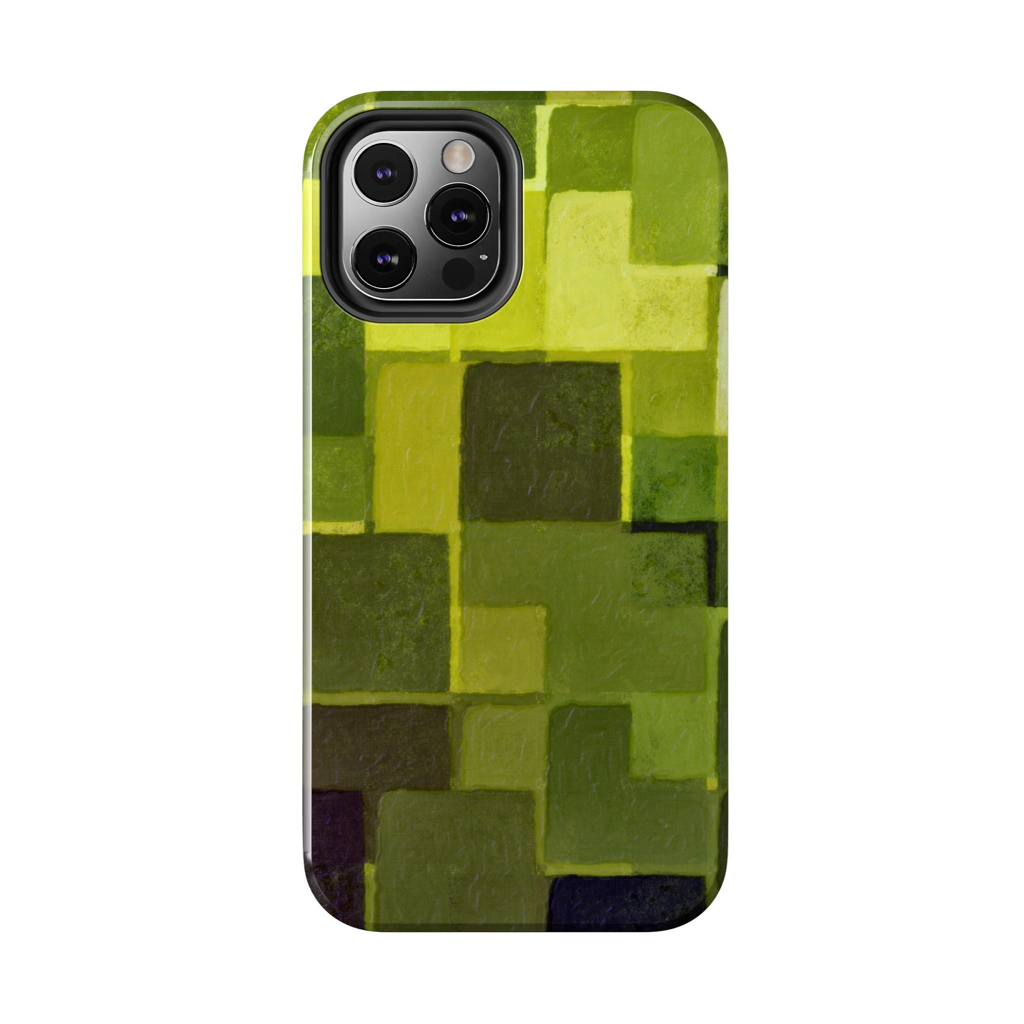 Chartreuse Patchwork Phone Case (Apple & Android)