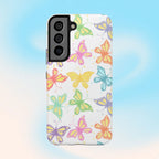 Busy Butterflies Phone Case (Apple & Android) - Pink Sweetheart