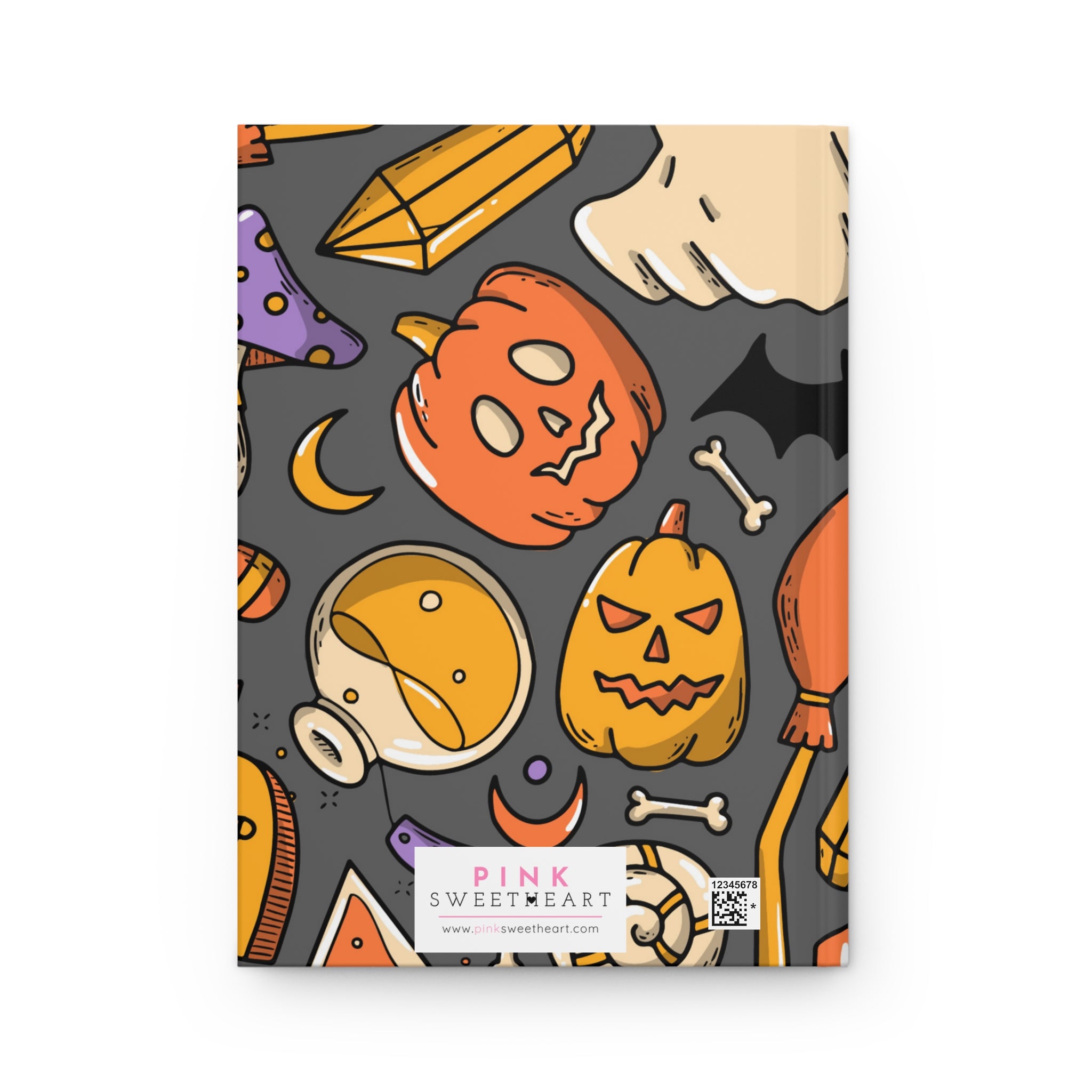 Calabazas y pociones Cuaderno mate de tapa dura