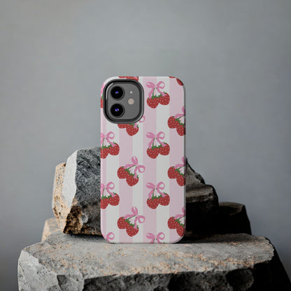 Strawberry Cherries Phone Case