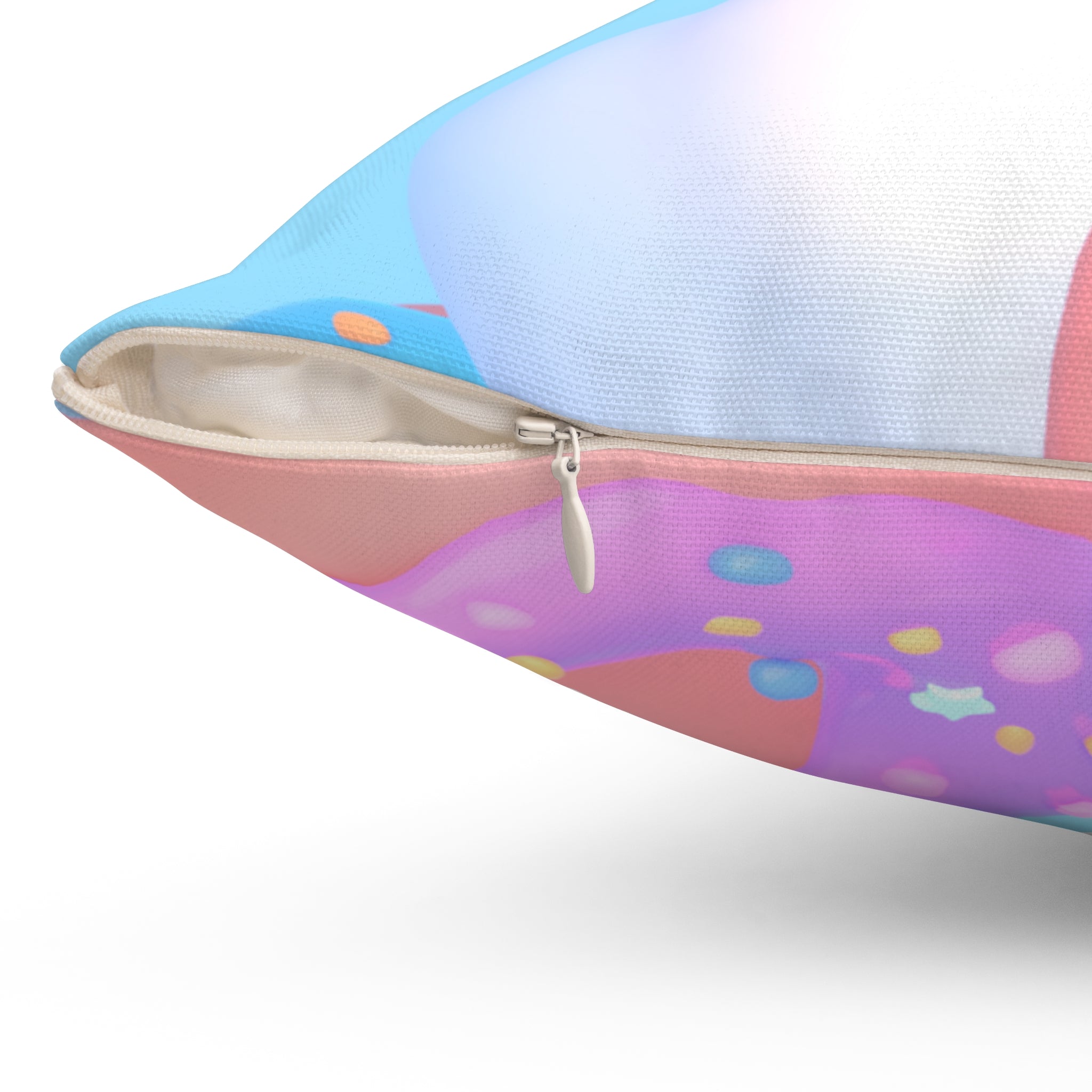 Sweet Donut Paradise Square Pillow