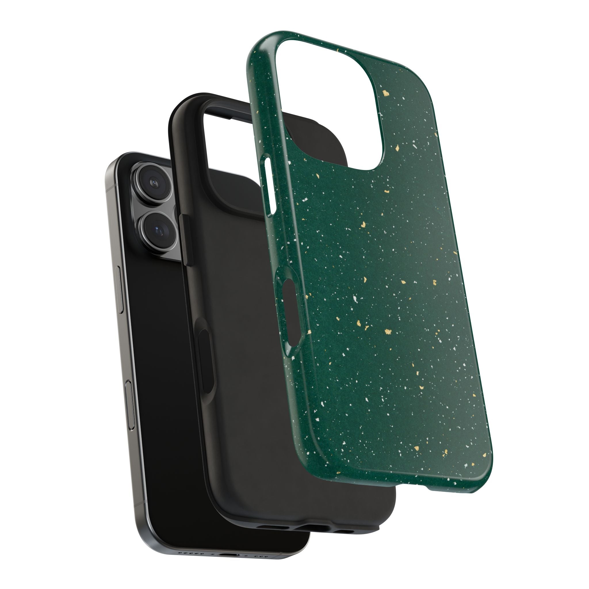 Emerald Gold Flecked Phone Case (Apple & Android)