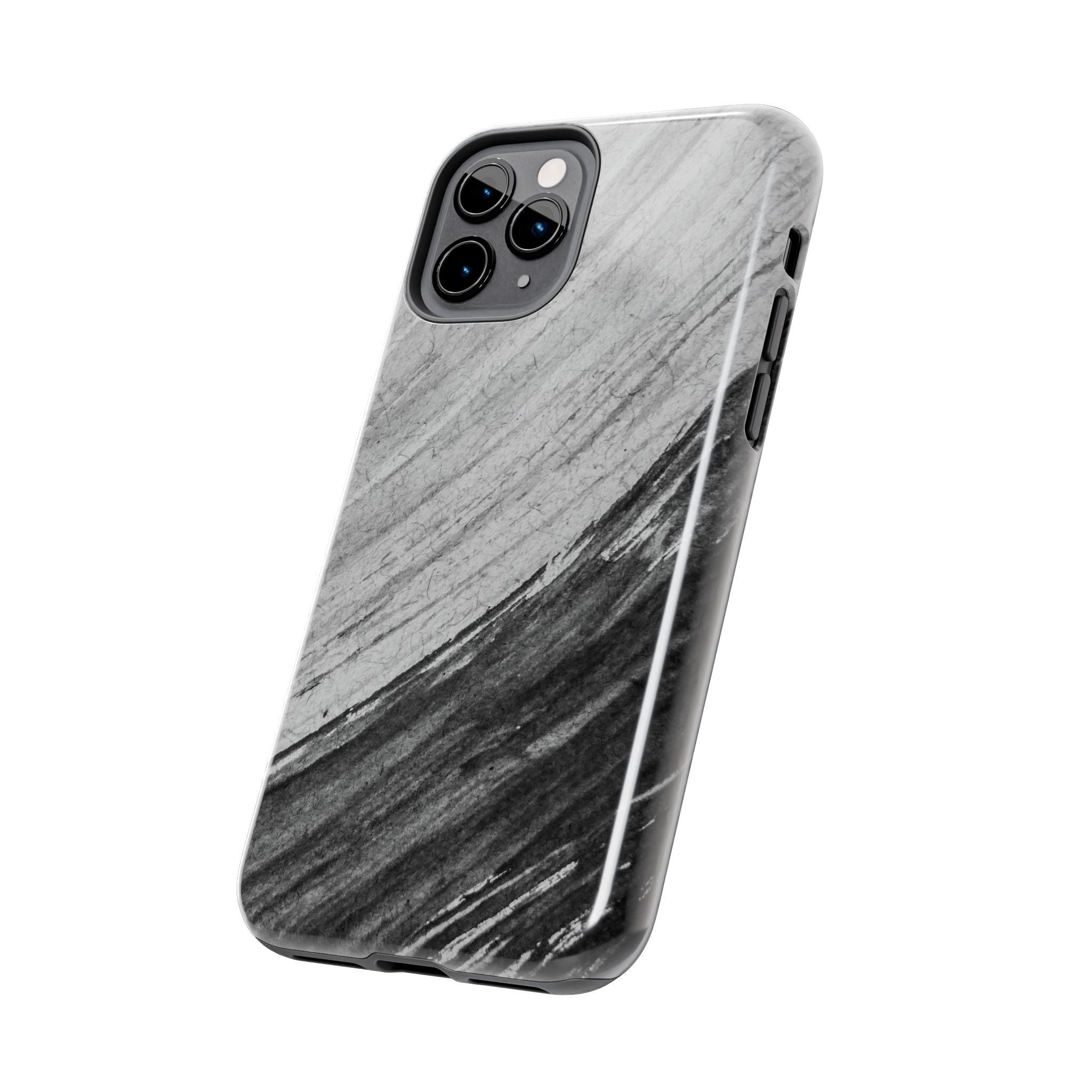 Black & Gray Phone Case (Apple & Android)