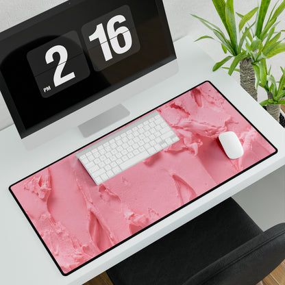 Sweet Pink Frosting Desk Mat