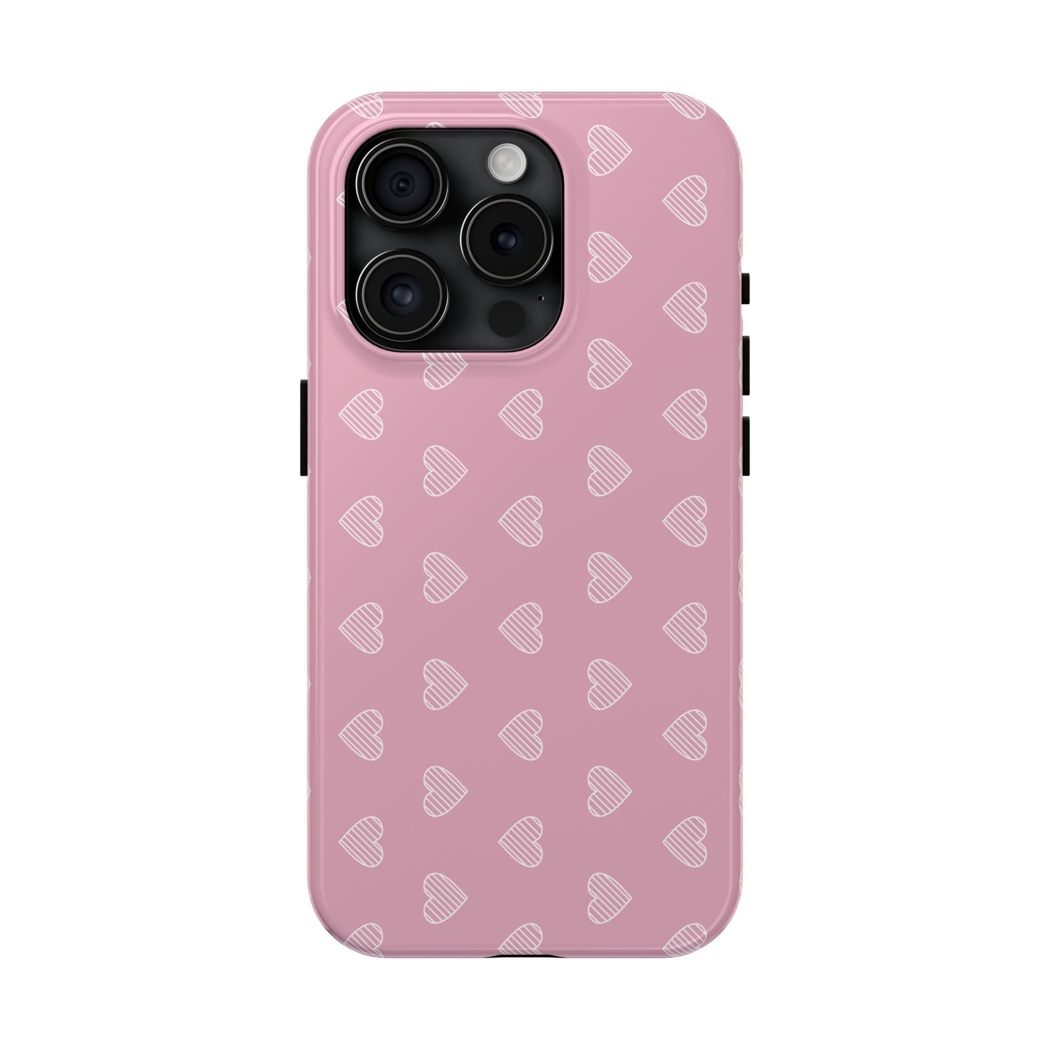 Infinite Pink Hearts Phone Case (Apple & Android)