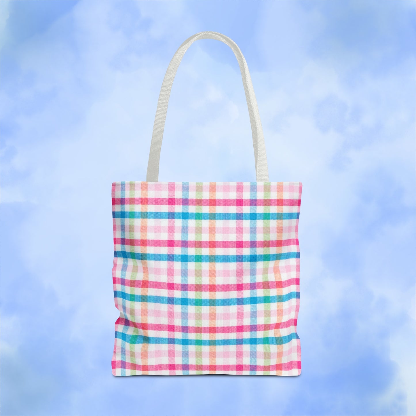 Colorful Rainbow Lines Tote Bag