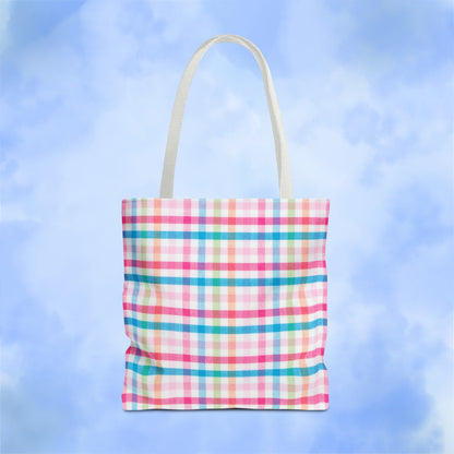 Colorful Rainbow Lines Tote Bag