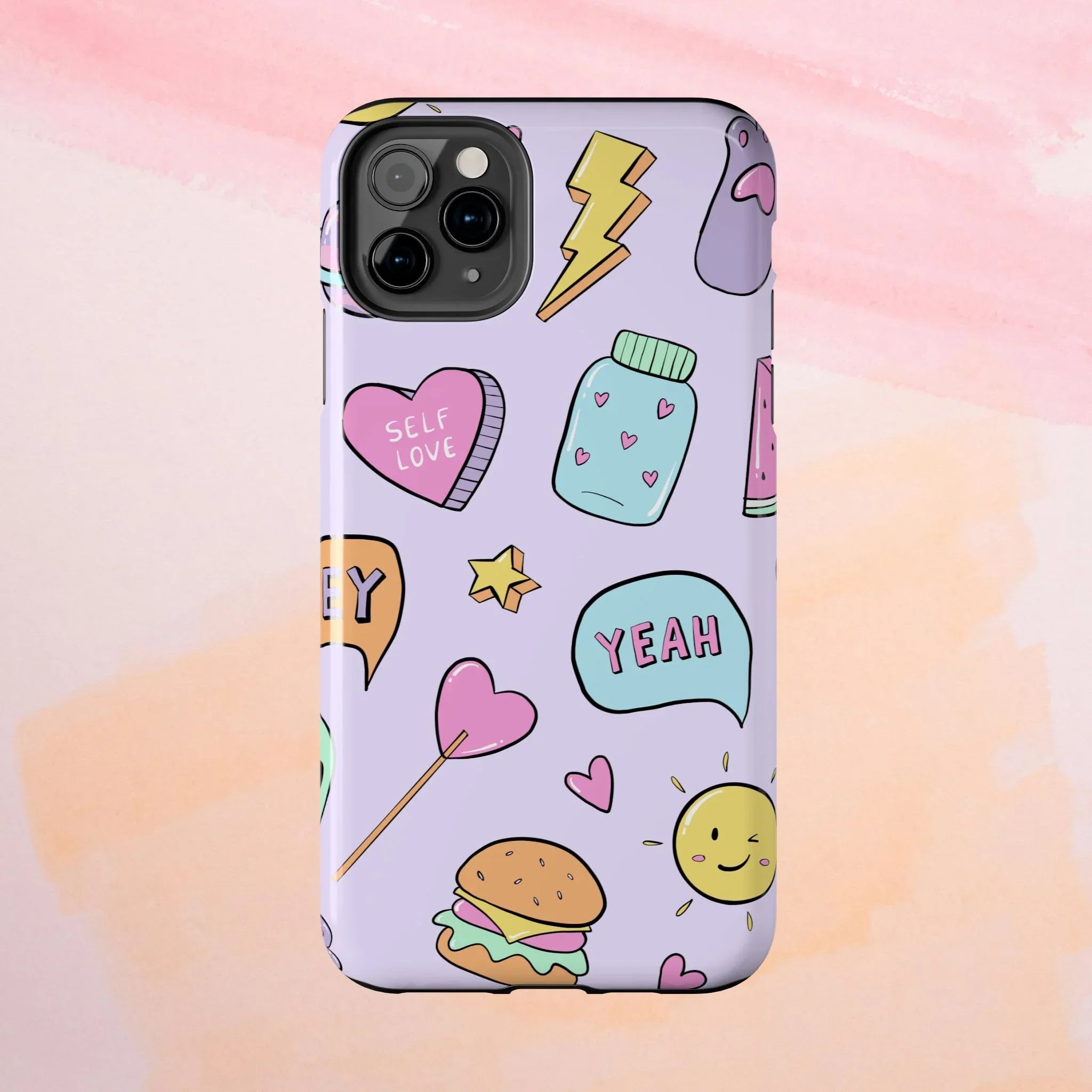 Kawaii Cute Collection Phone Case (Apple & Android) - Pink Sweetheart