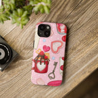 Goodies for My Sweetheart Phone Case (Apple & Android) - Pink Sweetheart