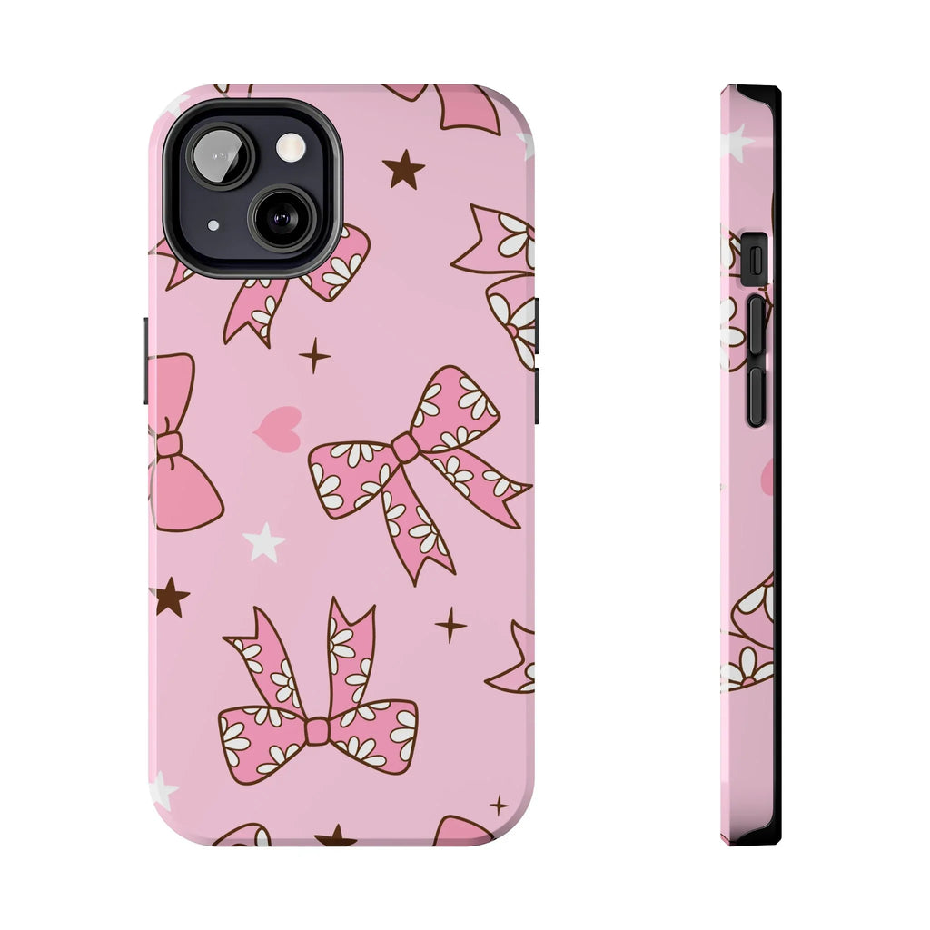 Pretty Pink Bows Phone Case (Apple & Android) - Pink Sweetheart