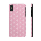 Infinite Pink Hearts Phone Case (Apple & Android)