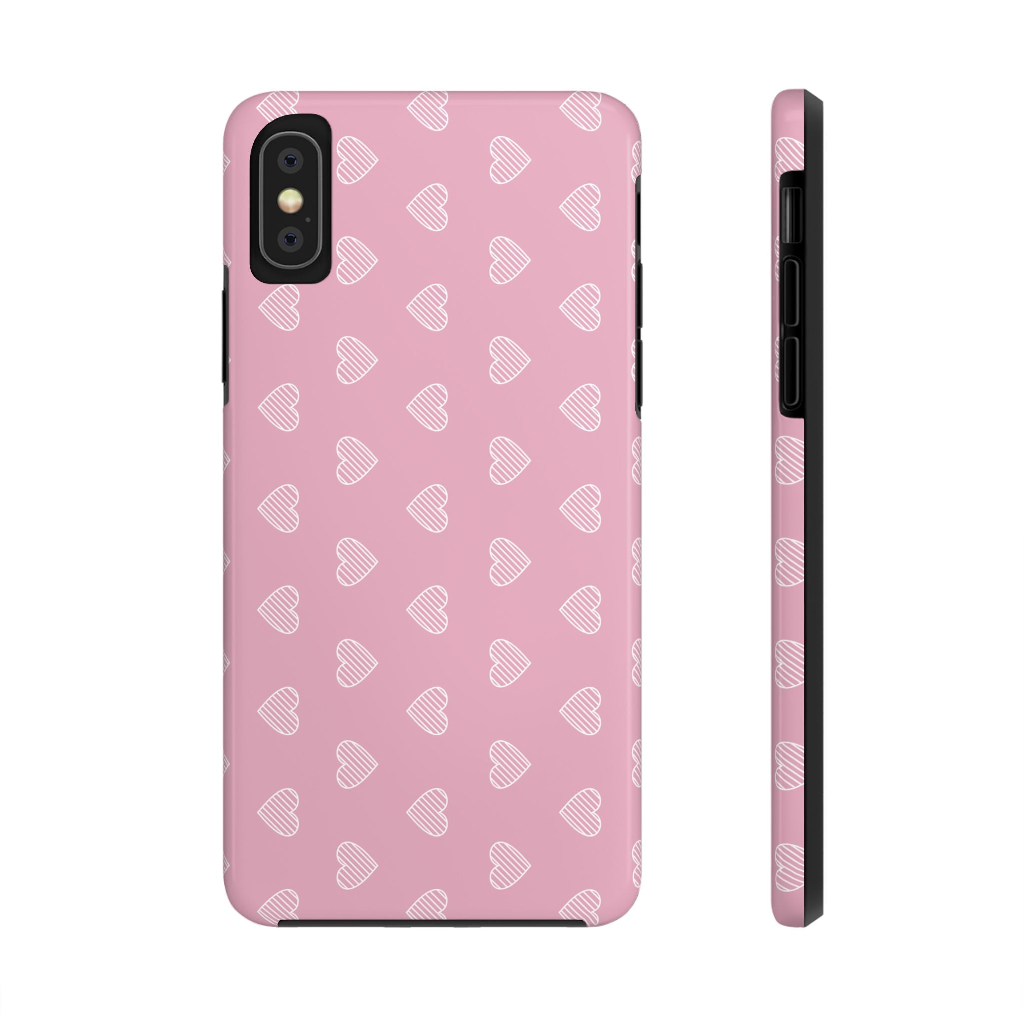 Infinite Pink Hearts Phone Case (Apple & Android)