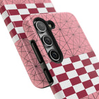 Geometric Kimono Tough Phone Case (Apple & Android) - Pink Sweetheart