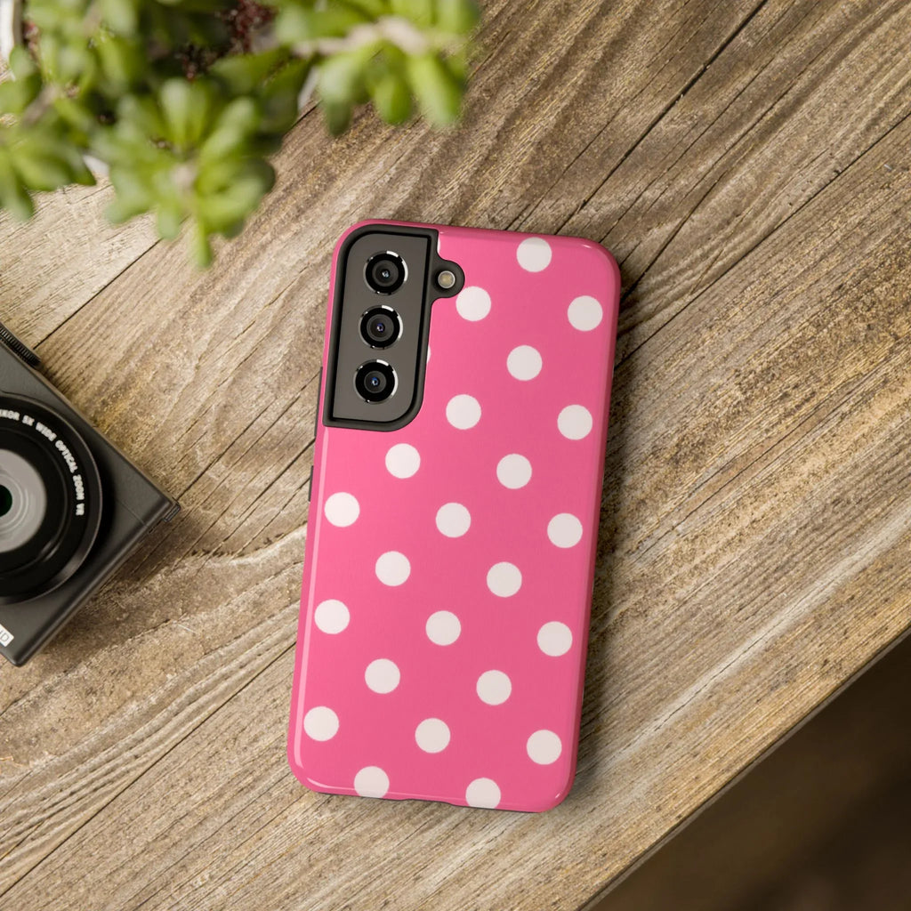 Pink Polka Dot Phone Case (Apple & Android) - Pink Sweetheart