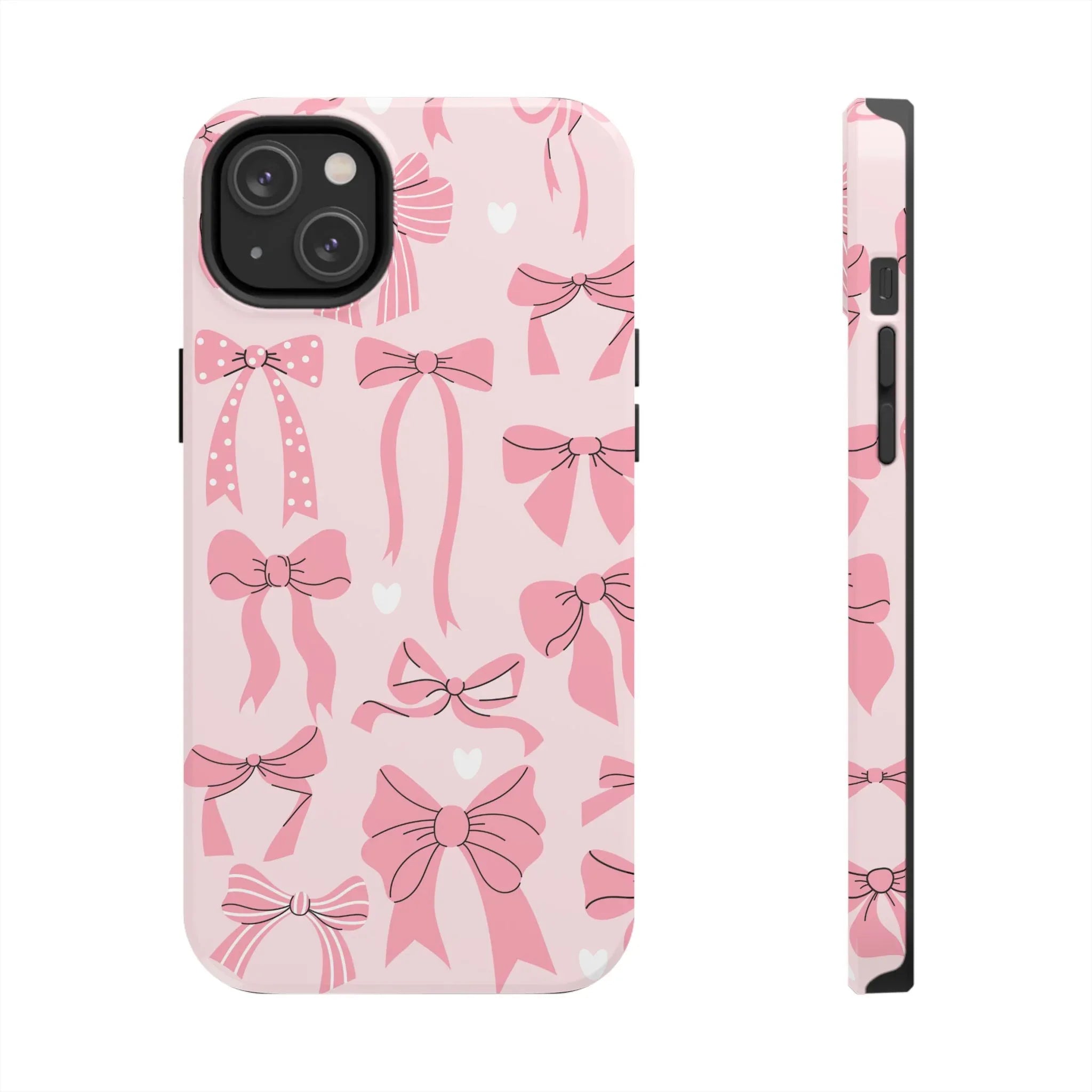 Pink Bow Ribbons Phone Case (Apple & Android) - Pink Sweetheart