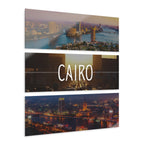 Cairo Skyline Acrylic Prints (Triptych)