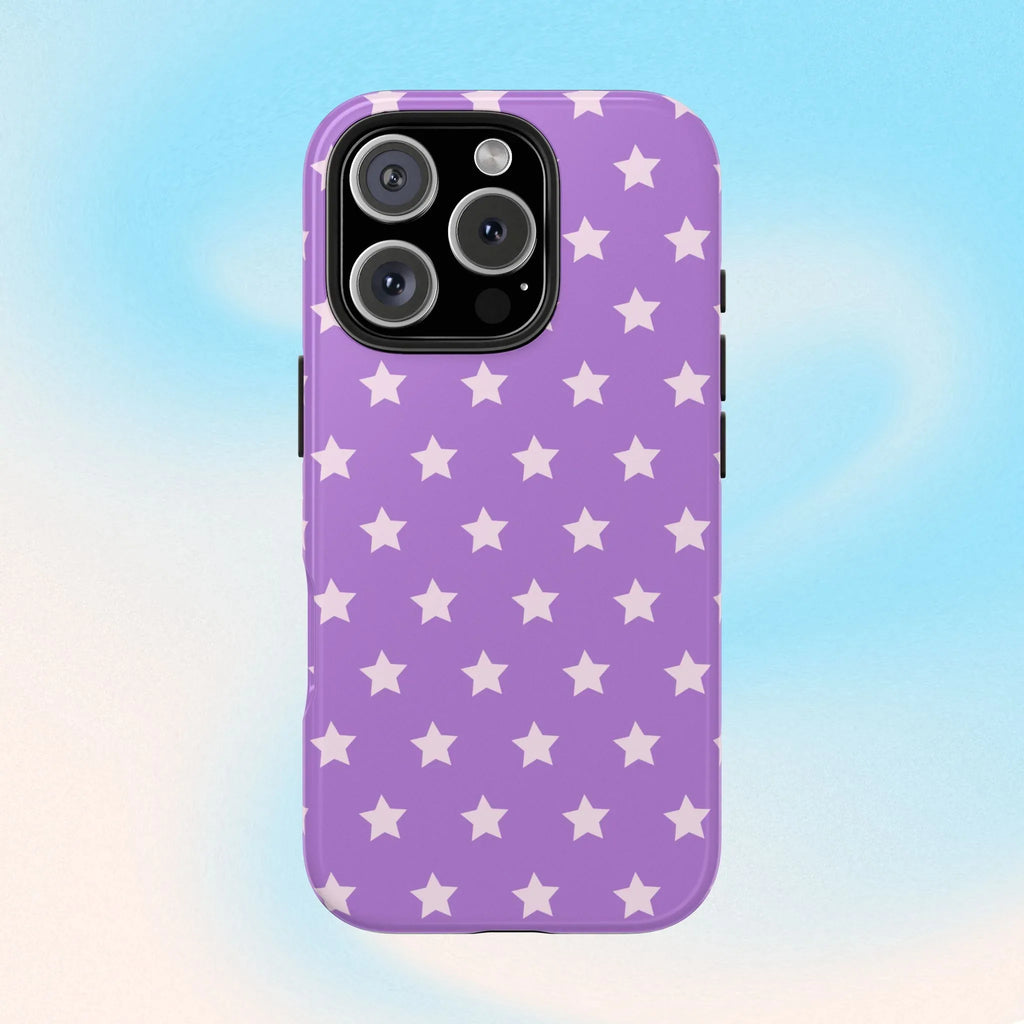 Purple Star Power Phone Case (Apple & Android) - Pink Sweetheart