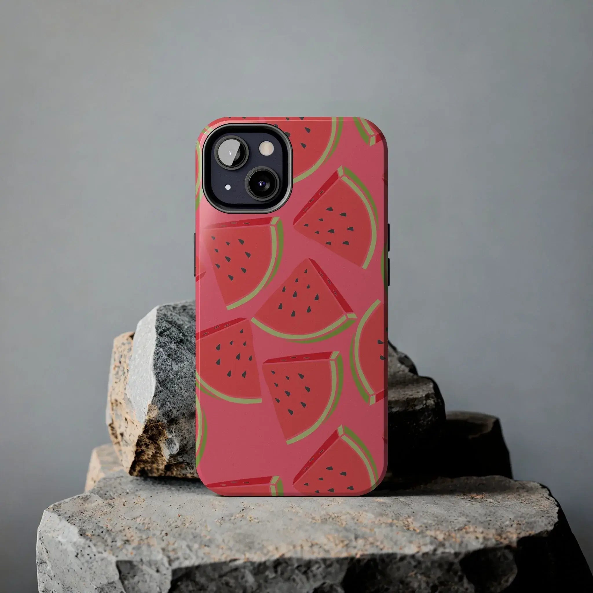 Watermelon Slices Phone Case (Apple & Android) - Pink Sweetheart