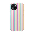 Pastel Candy Stripes Phone Cases (Apple & Android)
