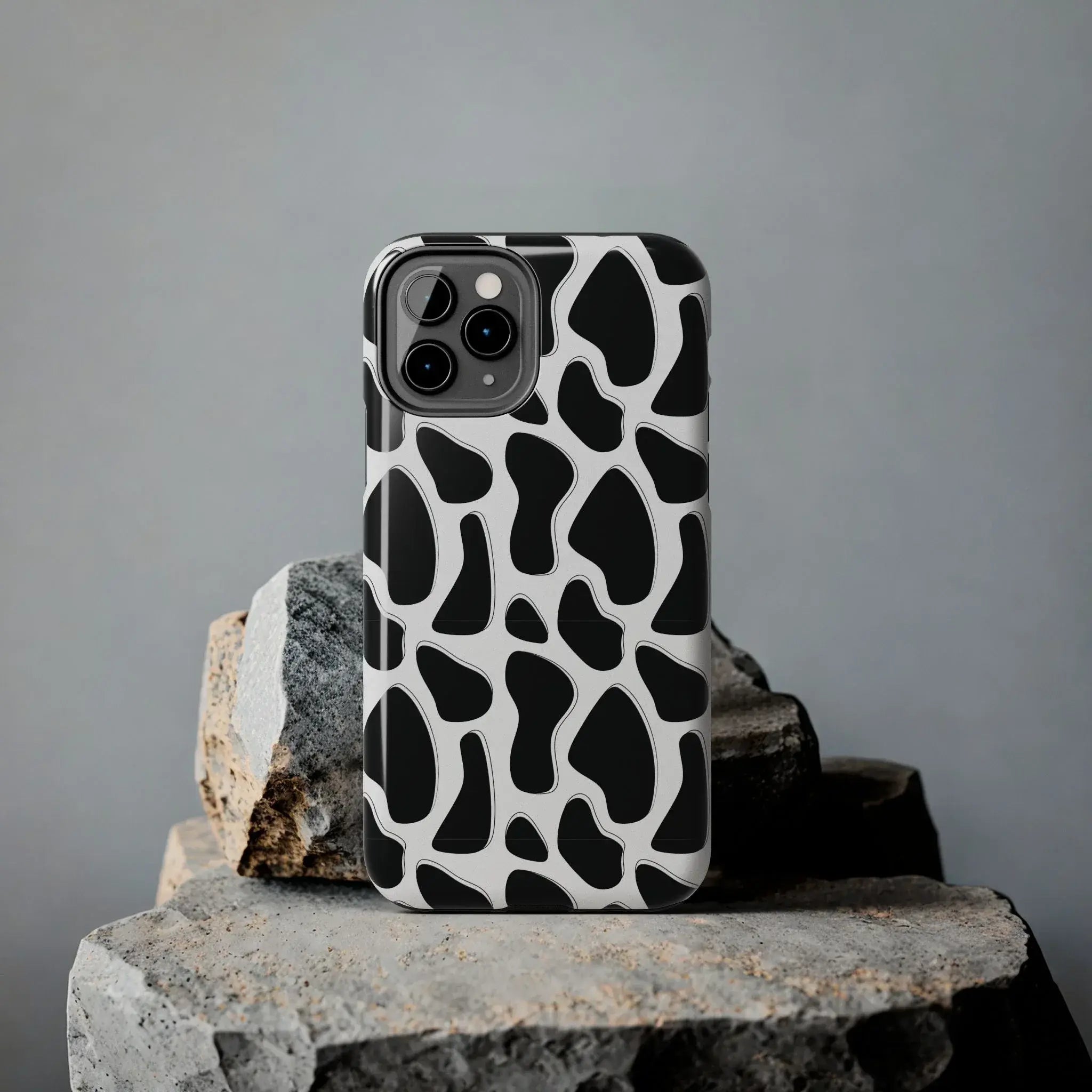 Spotted Animal Print Phone Case (Apple & Android) - Pink Sweetheart
