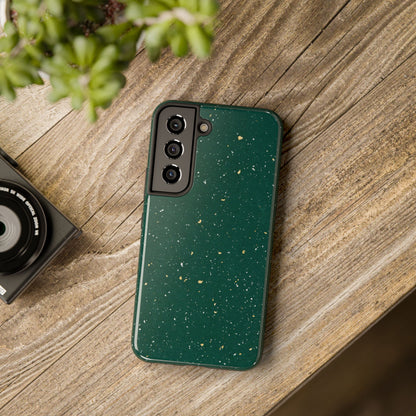 Emerald Gold Flecked Phone Case