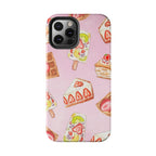 Tasty Pastry Treats Phone Case (Apple & Android) - Pink Sweetheart