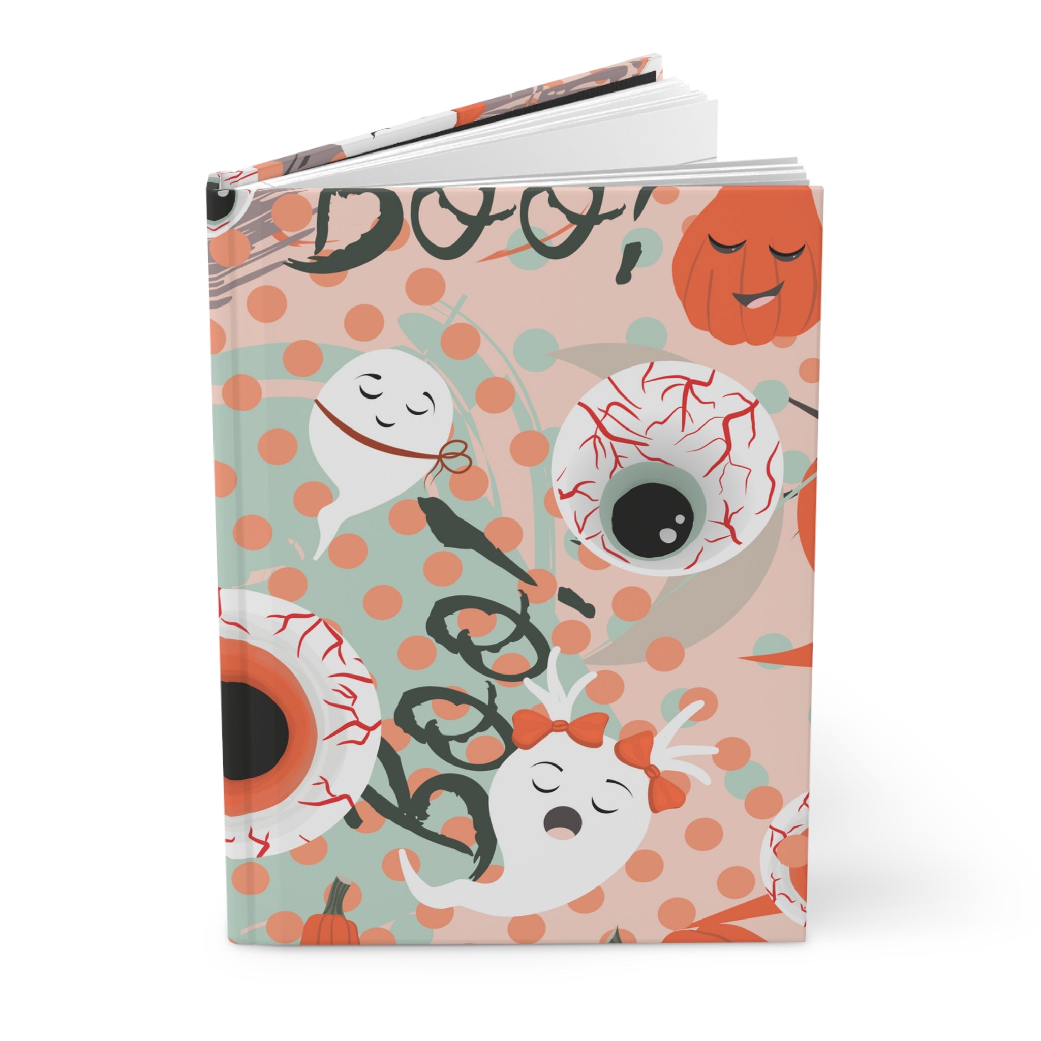 Los ojos vigilantes Cuaderno mate de tapa dura