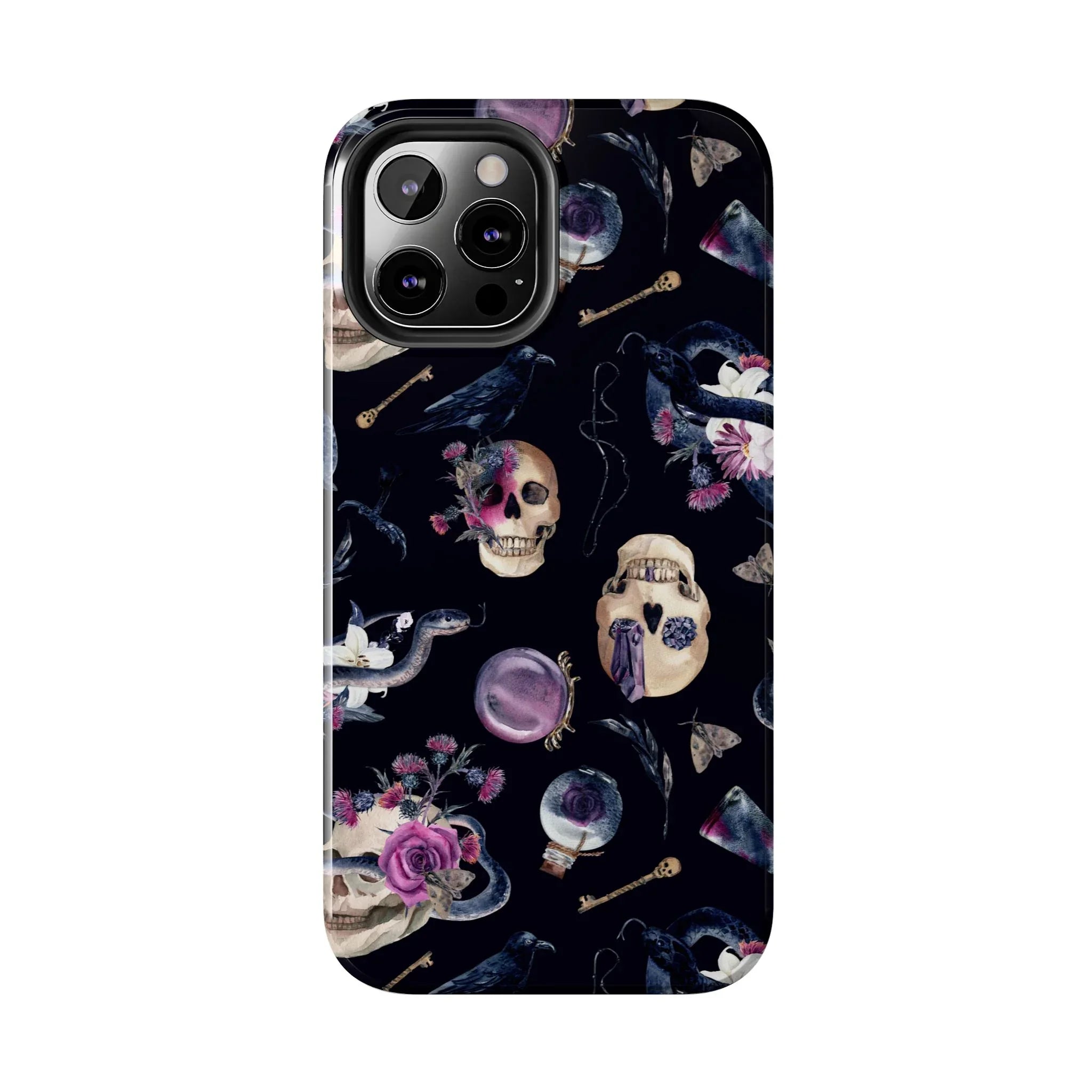 Gothic Witch Spells Phone Case (Apple & Android) - Pink Sweetheart