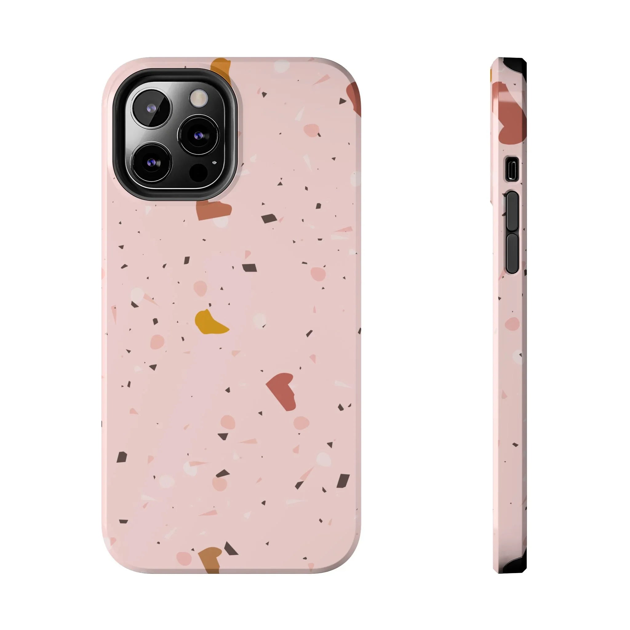 Pink Terrazzo Phone Case (Apple & Android) - Pink Sweetheart