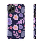 Purple Florals Phone Case (Apple & Android)