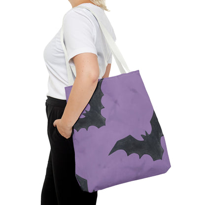 Black Bats at Midnight Tote Bag