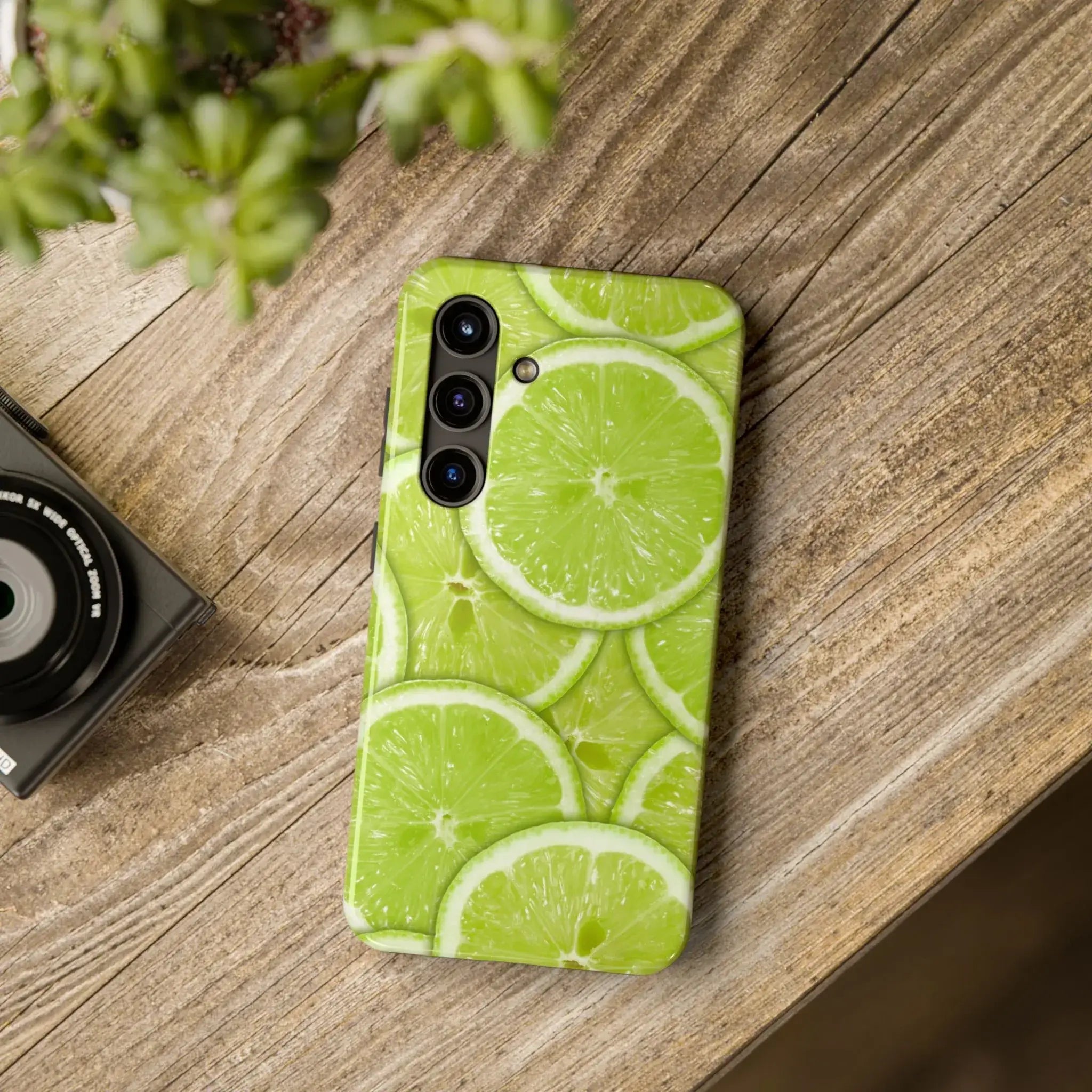 Green Citrus Lime Phone Case (Apple & Android) - Pink Sweetheart