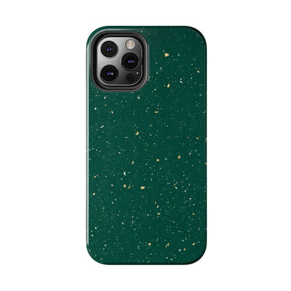 Emerald Gold Flecked Phone Case (Apple & Android)