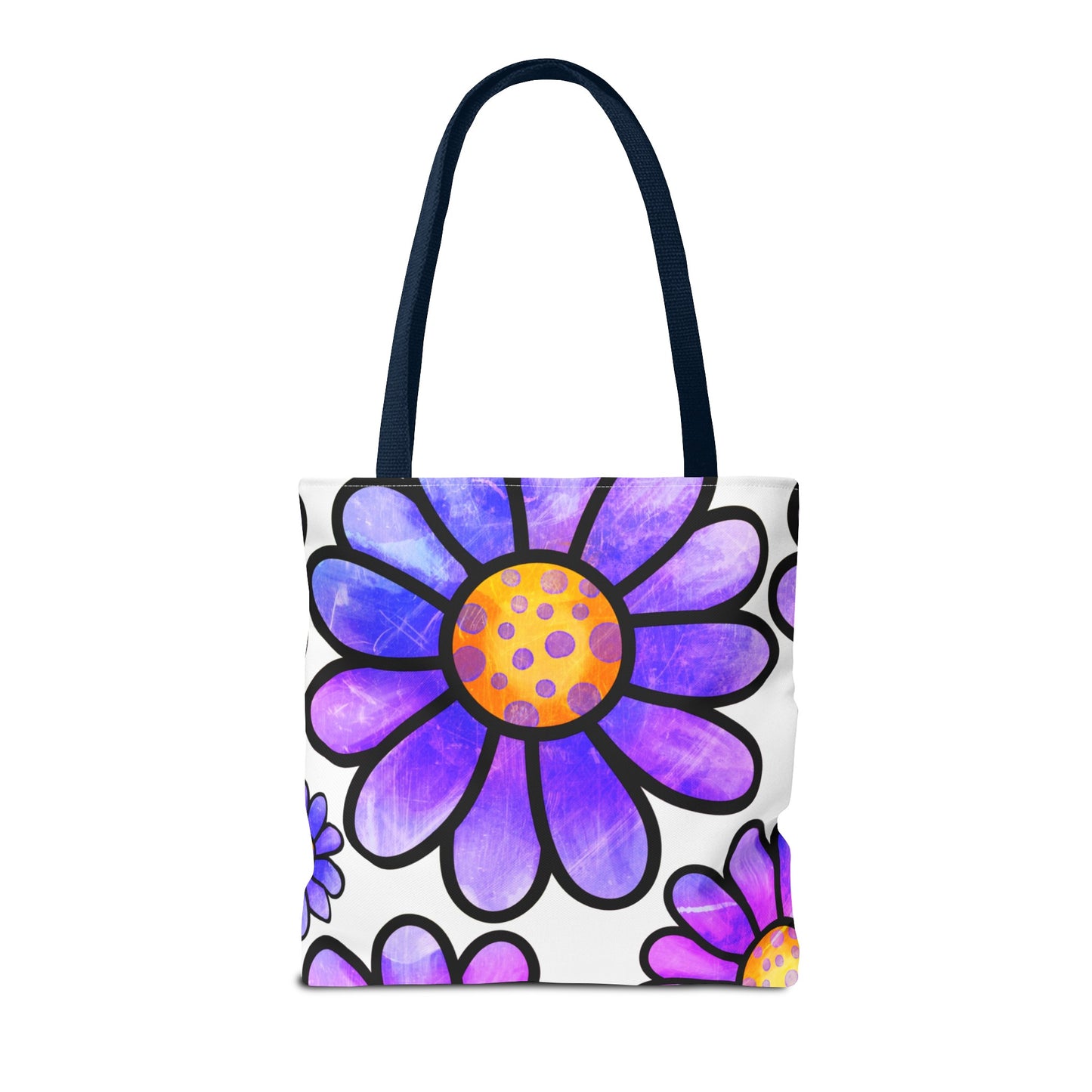 Purple Florals Tote Bag