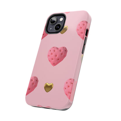 Heart of Gold Pink Phone Case