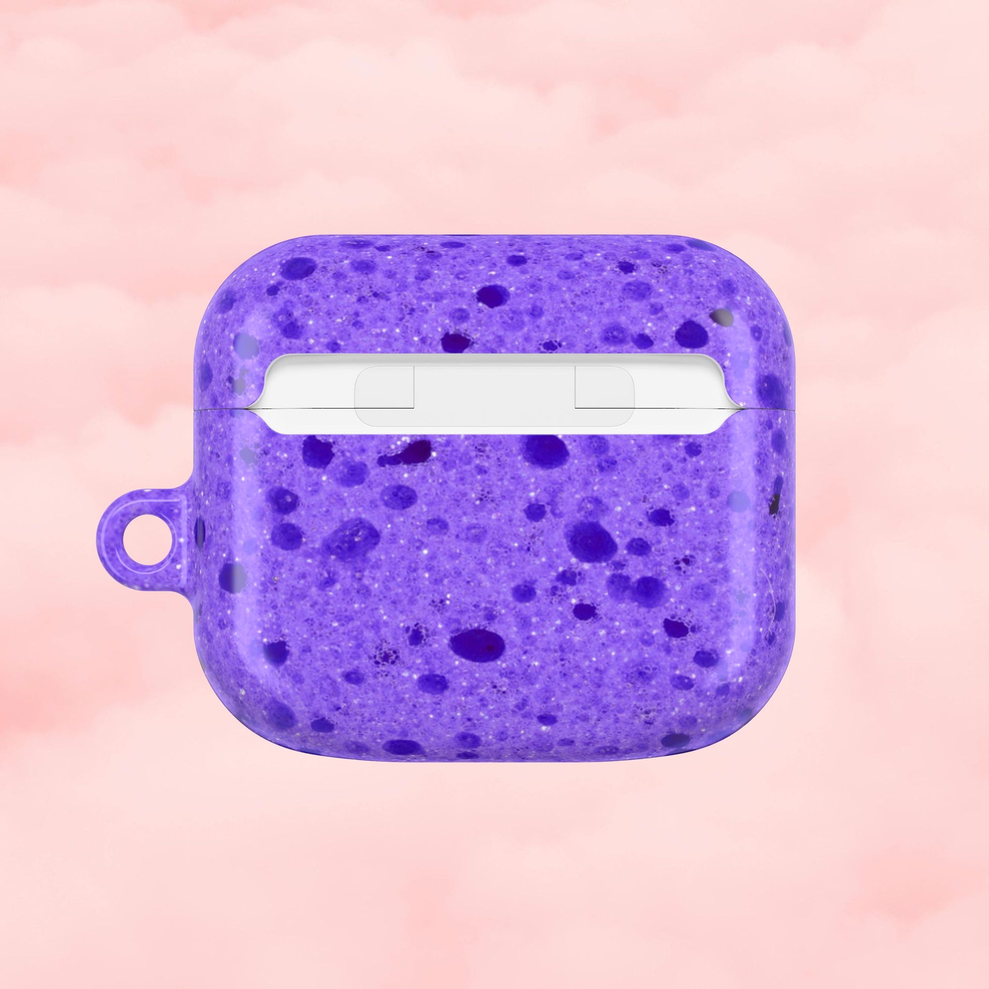 Purple Sponge AirPod Case