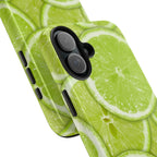 Green Citrus Lime Phone Case (Apple & Android) - Pink Sweetheart