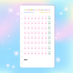 Single Page Saving Challenges & Trackers Inserts - A6