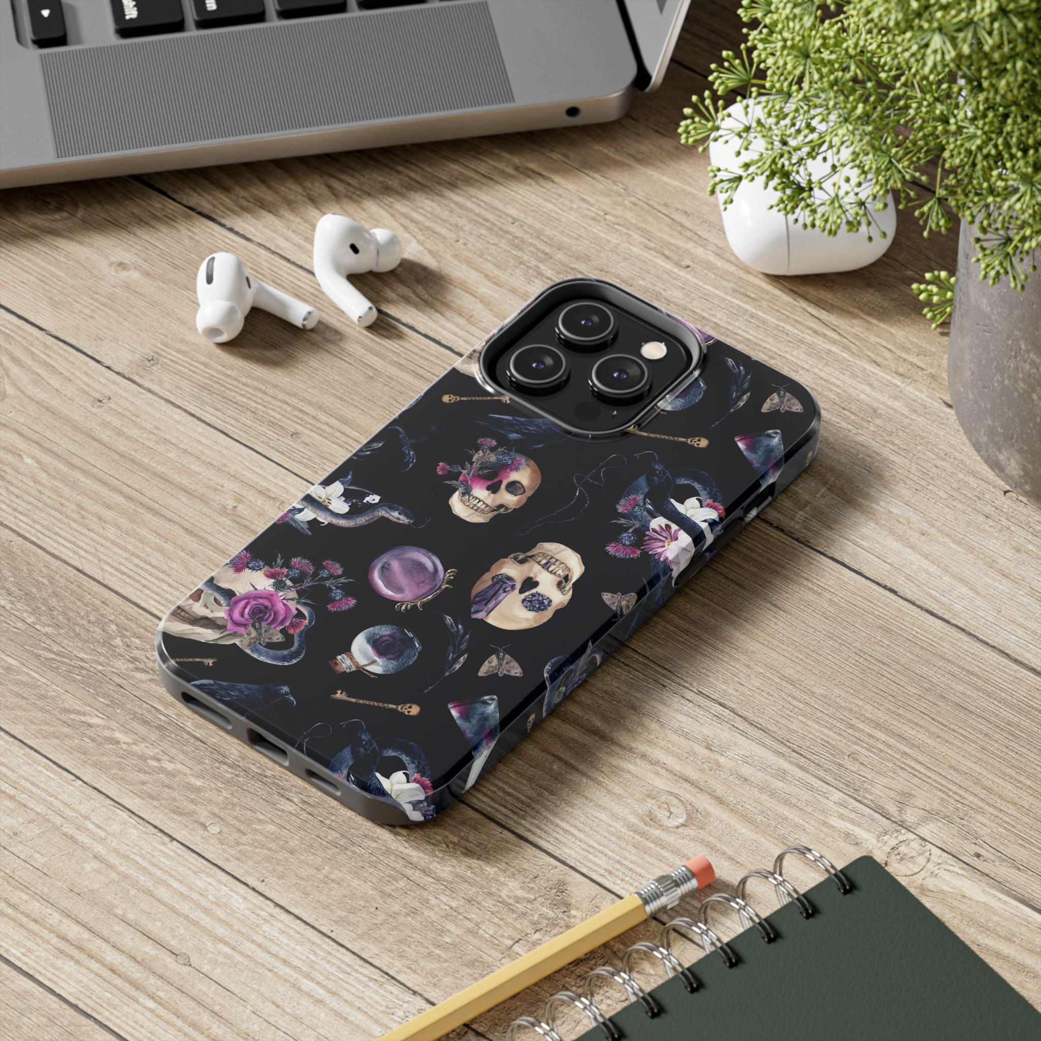 Gothic Witch Spells Phone Case (Apple & Android)