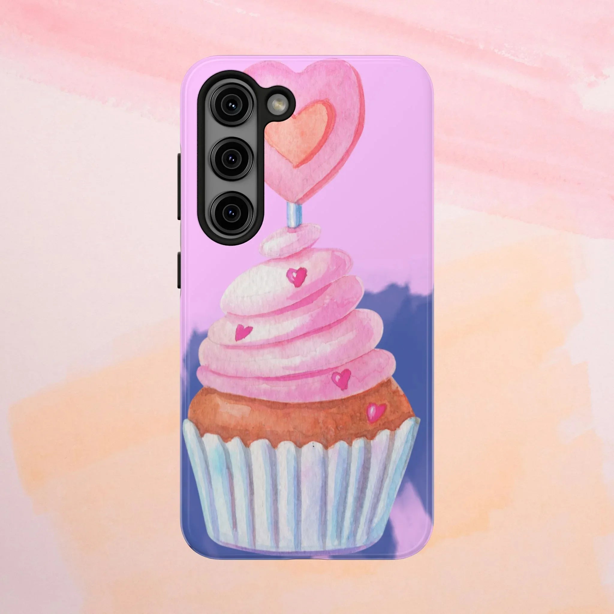 Cutie Cupcake Phone Case (Apple & Android) - Pink Sweetheart