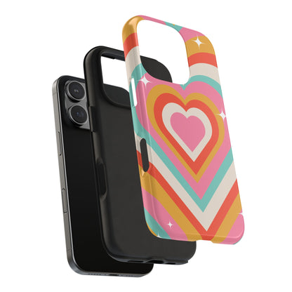 Psychedelic Hearts Phone Case