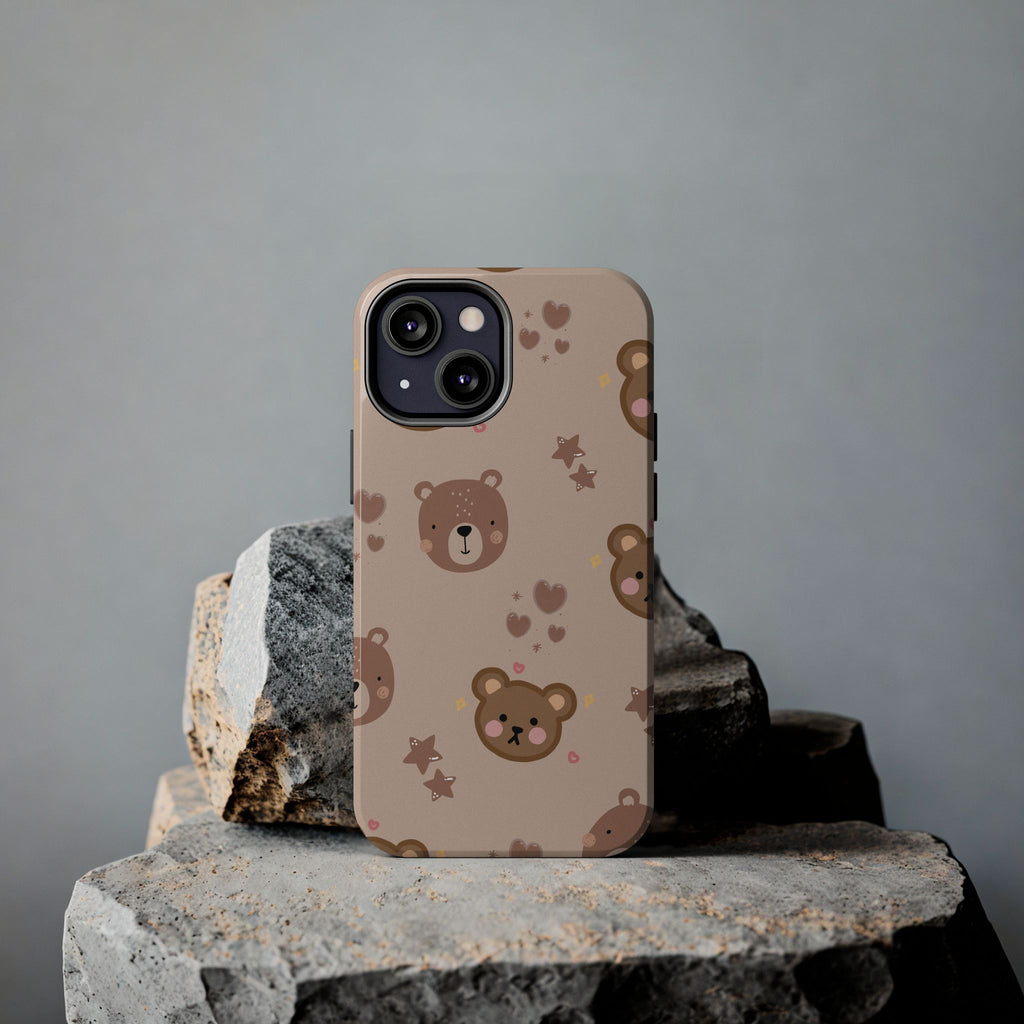 Boho Brown Bear Phone Case (Apple & Android)