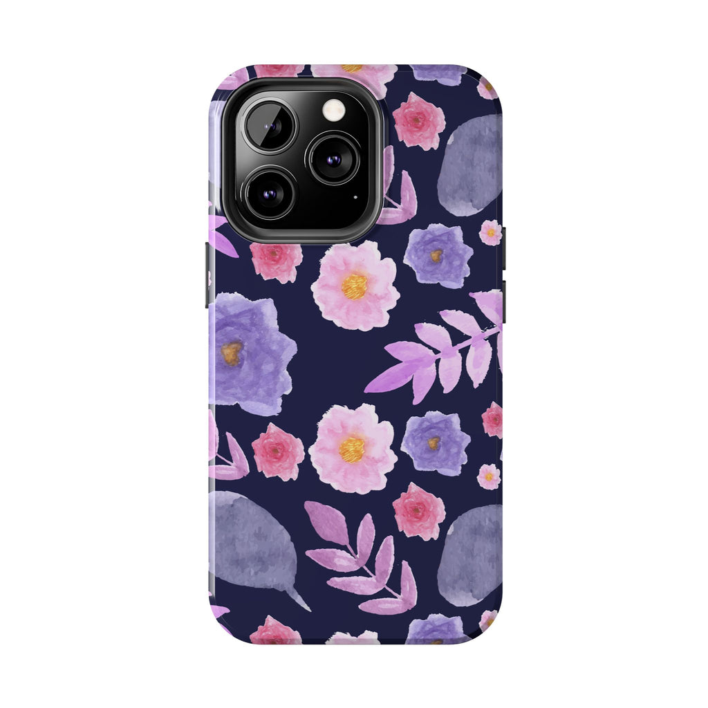 Purple Florals Phone Case (Apple & Android)